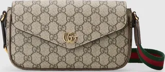 Gucci Ophidia Pochette, Beige, GG Canvas