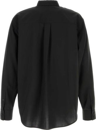 Fendi Mens Light Shirt Black Wool