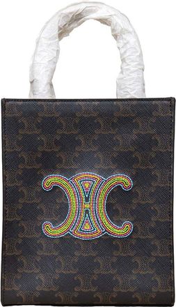 Celine Celine Multicolor Canvas Mini Vertical Cabas Tote - 20S, Never Carried (Authentic Pre-Loved)