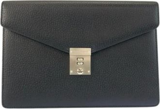 Ferragamo Borsa a mano Pre-owned - - Pre-owned - Uomo - Nero - ONE SIZE