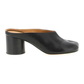 Maison Margiela Heeled Mules, female, Black, Size: 7 1/2 US Tabi d&eacute;collet&eacute; mule