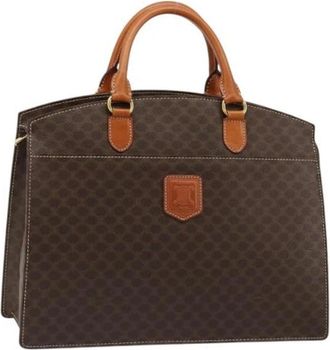 Celine Pre-owned Vintage Hand Bag - Dames - Vintage Handtas - Bruin - ONE Size - Leer - Vintage
