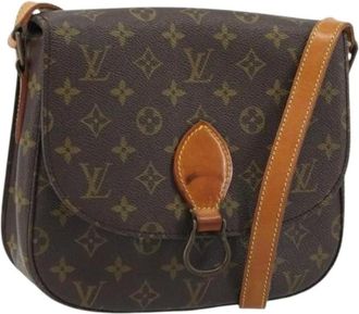 Louis Vuitton Pre-owned Cross Body Bags, female, Brown, Size: ONE SIZE Pre-owned Saint Cloud Shoulder Bag