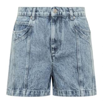 Isabel Marant Denim Shorts - Dames - Denim shorts - Blauw - XS - Denim - Korte Broeken
