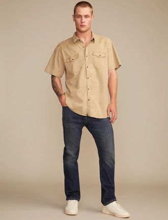 Lucky Brand Mens 410 Athletic Straight Coolmax Stretch Jean