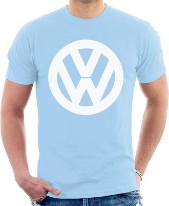 Volkswagen Classic White VW Logo Mens T-Shirt