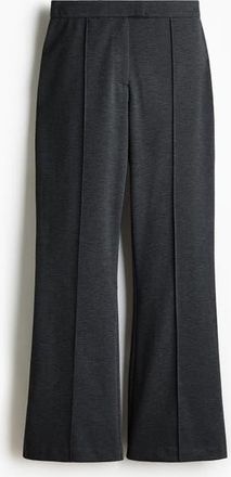 H&M Bootcut Crease-front Trousers in Dark Gray at Nordstrom, Size Xx-Large