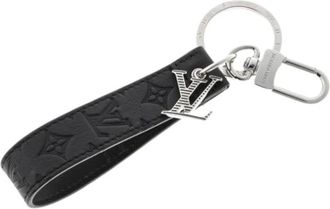 Louis Vuitton Pre-owned Accessories, female, Black, Size: ONE SIZE Pre-owned Canvas Key-holder