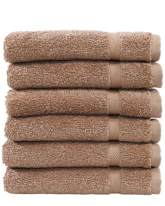 Linum Home Textiles Set Of 6 Denzi Washcloths