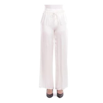 Manila Grace Mujer, Pantalones, Blanco, Talla: S