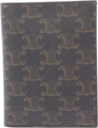 Celine Pre-owned Wallets, female, Black, Size: ONE SIZE Pre-owned Triomphe Canvas Card Holder