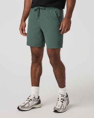 Vuori Clothing Kore Shorts Unlined 7 | Agate Green Tonal | XS, Size Extra Small