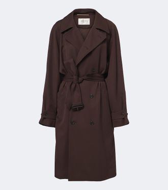 Saint Laurent Trench doppiopetto in lana