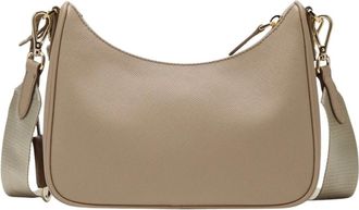Prada Dames, Tassen, Bruin, Maat: ONE Size Leer