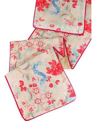 Tiramisu Celestial Rosewood Velvet Runner