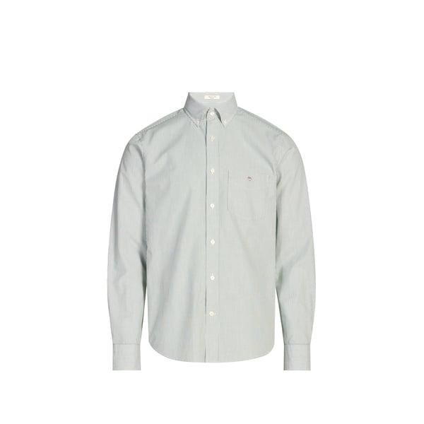 Chemise GANT Homme Manches Longues – Rouge, Coton, Taille M (étiquette L) – Occasion