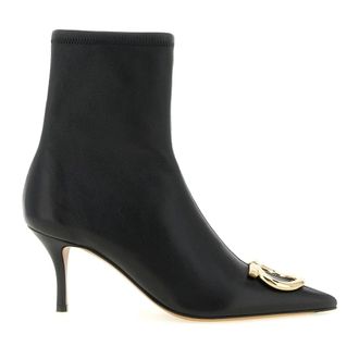 Ferragamo Schoenen, Dames, Zwart, 35 1/2 EU, Mariu Enkellaarsjes