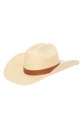 San Diego Hat Company UPF 50+ Cowboy Hat in Natural at Nordstrom Rack