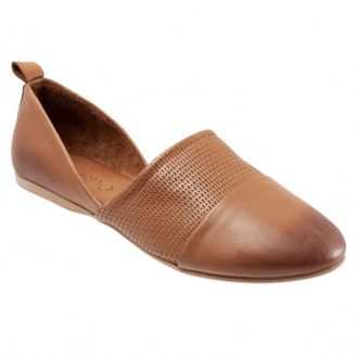 Bueno Womens Kayla Slip-On Flat Shoes In Brown