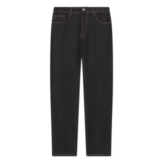 GCDS Gcds, Jeans, Heren, Zwart, W32, Denim, Regular-Fit Denim Broeken