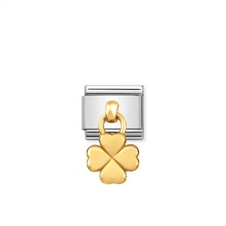 Nomination Womens For Her Links Bracelet In Clover Charm