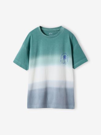 Jonen Jungen T-Shirt mit Brustprint und Farbverlauf JONEN helles blau