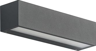 Arcchio L&aacute;mpara de pared LED exterior de aluminio negro