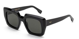 Retro Superfuture PISCINA PINK BKK Mens Sunglasses Black Size 54