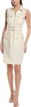 Sharagano Sleeveless Shirtdress