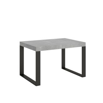 Itamoby Tavolo Da Pranzo Allungabile - Tecno Premium - Colore: Cemento - Dimensioni: 90x130/390