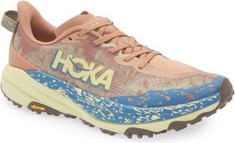 Hoka One One Speedgoat 6 Trail Running Shoe in Maple /Cardamom at Nordstrom, Size 10.5