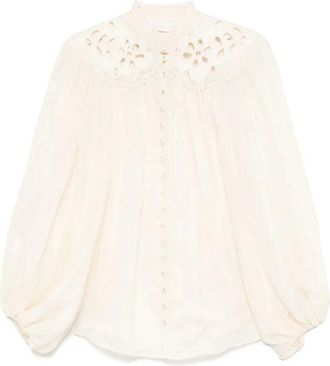 Zimmermann Mujer, Blusas y Camisas, Beige, Talla: M