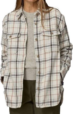 Patagonia Fjord Loft Overshirt Jacket In Pumice