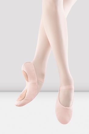 Bloch Ladies Dansoft ll Split Sole Ballet Shoes, Theatrical Pink Leather