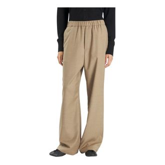 Barena Pantalones anchos - Trousers - Mujer - Beige - 2XS