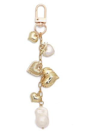 Petit Moments Lover Key Chain in Gold at Nordstrom