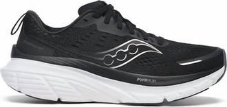Saucony Womens Guide 18 Running Shoes In Black/white