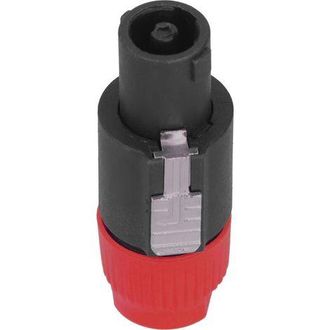 OEM Conectores De Audio De 4 Polos Con Bloqueo Giratorio Para Amplificador Y Altavoces Cnl4fc (rojo)