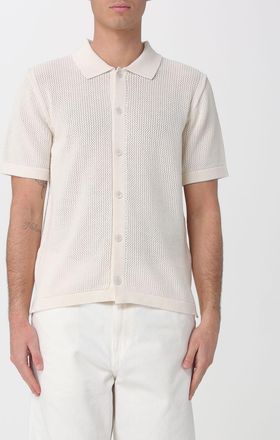 Maison Kitsun&eacute; Cardigan a polo in misto cotone Maison Kitsun&eacute;