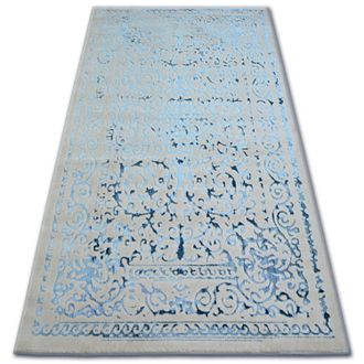 RugsX Rugsx - Alfombra Acr&iacute;lica Manyas 0916 Gris/azul Blue 240x350 Cm