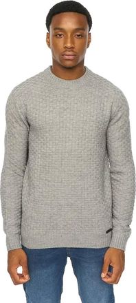 Duck and Cover Heren Matera Gestructureerde Gebreide Trui (Grijs Marl)