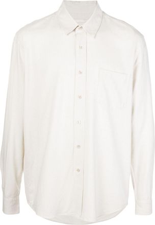 Our Legacy Long-Sleeve Cotton Shirt - Mens - Silk