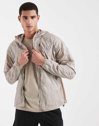 adidas Adi365 Running - Giacca da corsa color wonder cargo con dettaglio rifrangente-Neutro