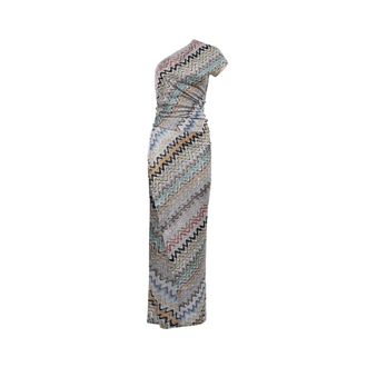 Missoni Maxi Dresses, female, Multicolor, Size: XS Sleeveless Long Dress