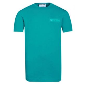Moschino Klassiek T-shirt voor dagelijks gebruik - Heren - Tops - Blauw - Maat: S