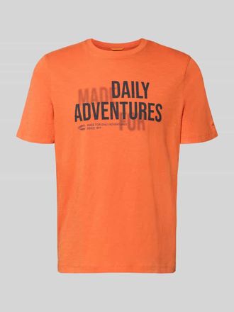Camel Active Regular Fit T-Shirt aus reiner Baumwolle in Orange, Gr&ouml;&szlig;e 3XL