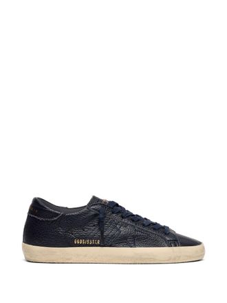 Golden Goose Black Textured Silk-Nylon Low-Top Sneakers