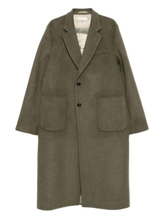 Our Legacy Robe coat - men - Virgin Wool/Polyamide/Acetate/Viscose - 46 - Green