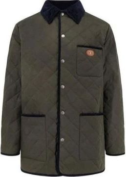 Valentino Quilted Barn Jacket - Heren - Zomerjassen - Groen - L - Nylon - Jassen