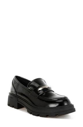 London Rag Gleam Stride Loafer in Black at Nordstrom Rack, Size 10